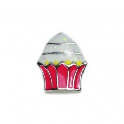 Cupcake White Icing Pink Paper